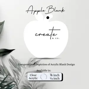 Clear Apple Blank