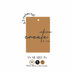 Rectangle Acrylic Blank