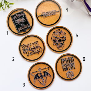 DND Acrylic Coasters