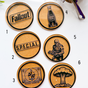 Fallout Acrylic Coasters
