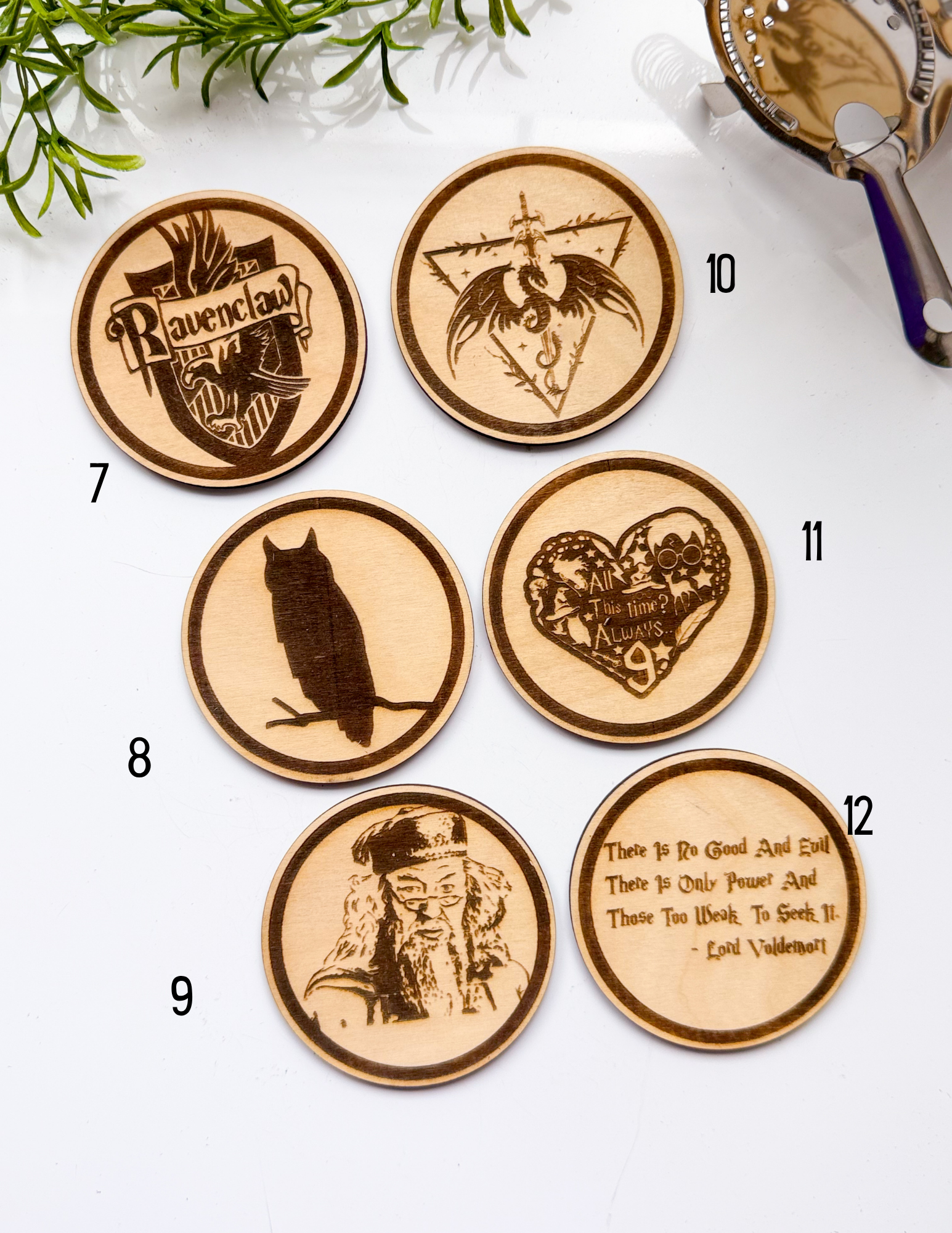 Harry Potter Wood Coasters - Image 3