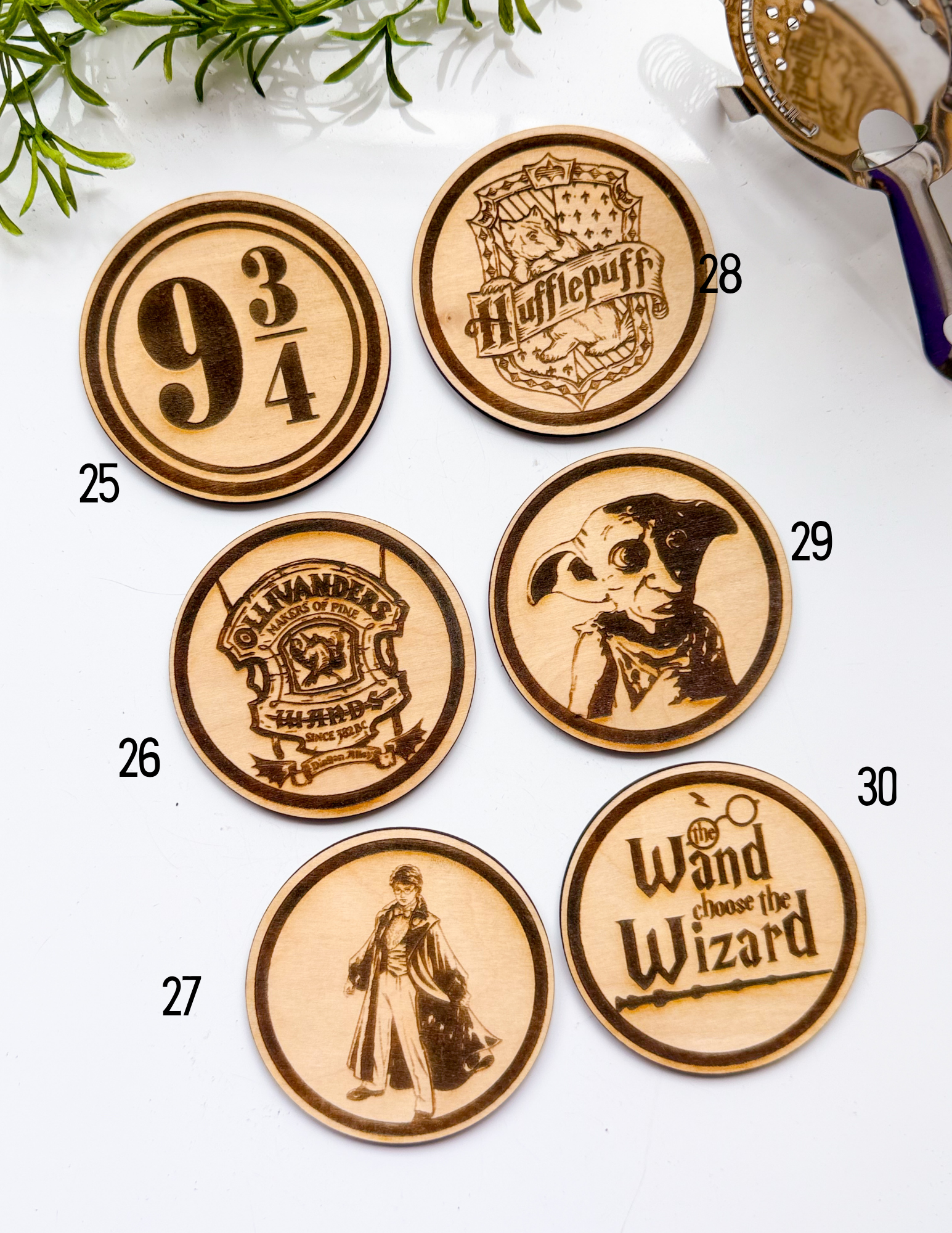 Harry Potter Wood Coasters - Image 6