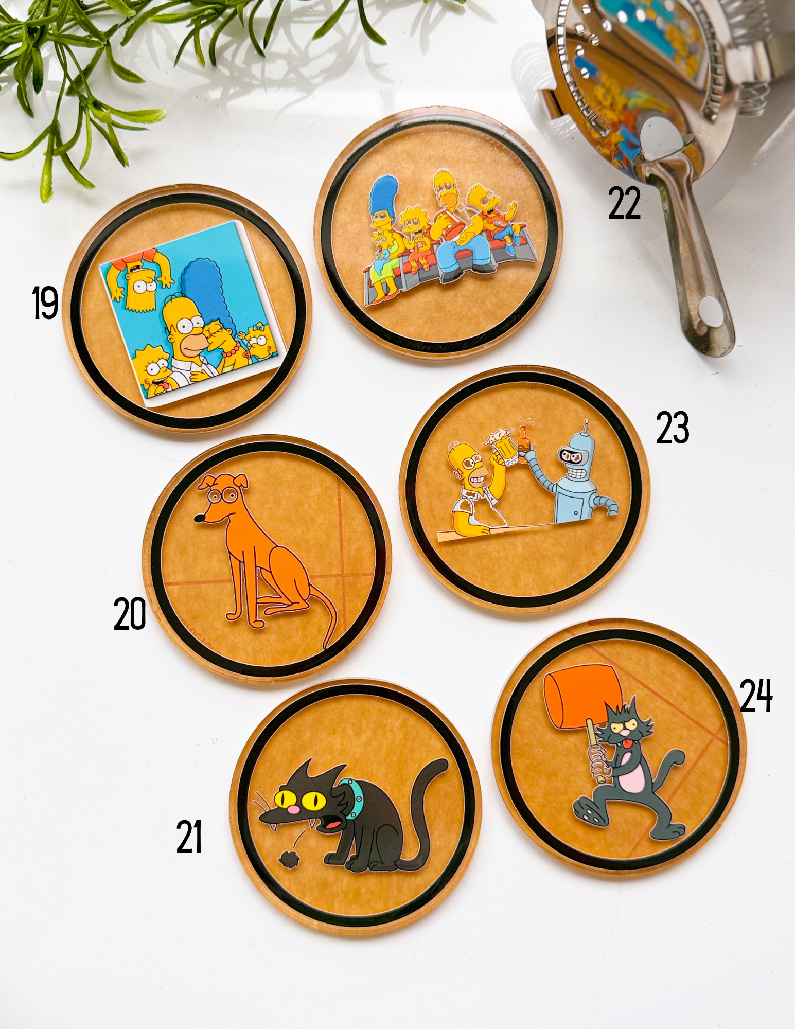 Simpsons Acrylic Coasters - Image 5