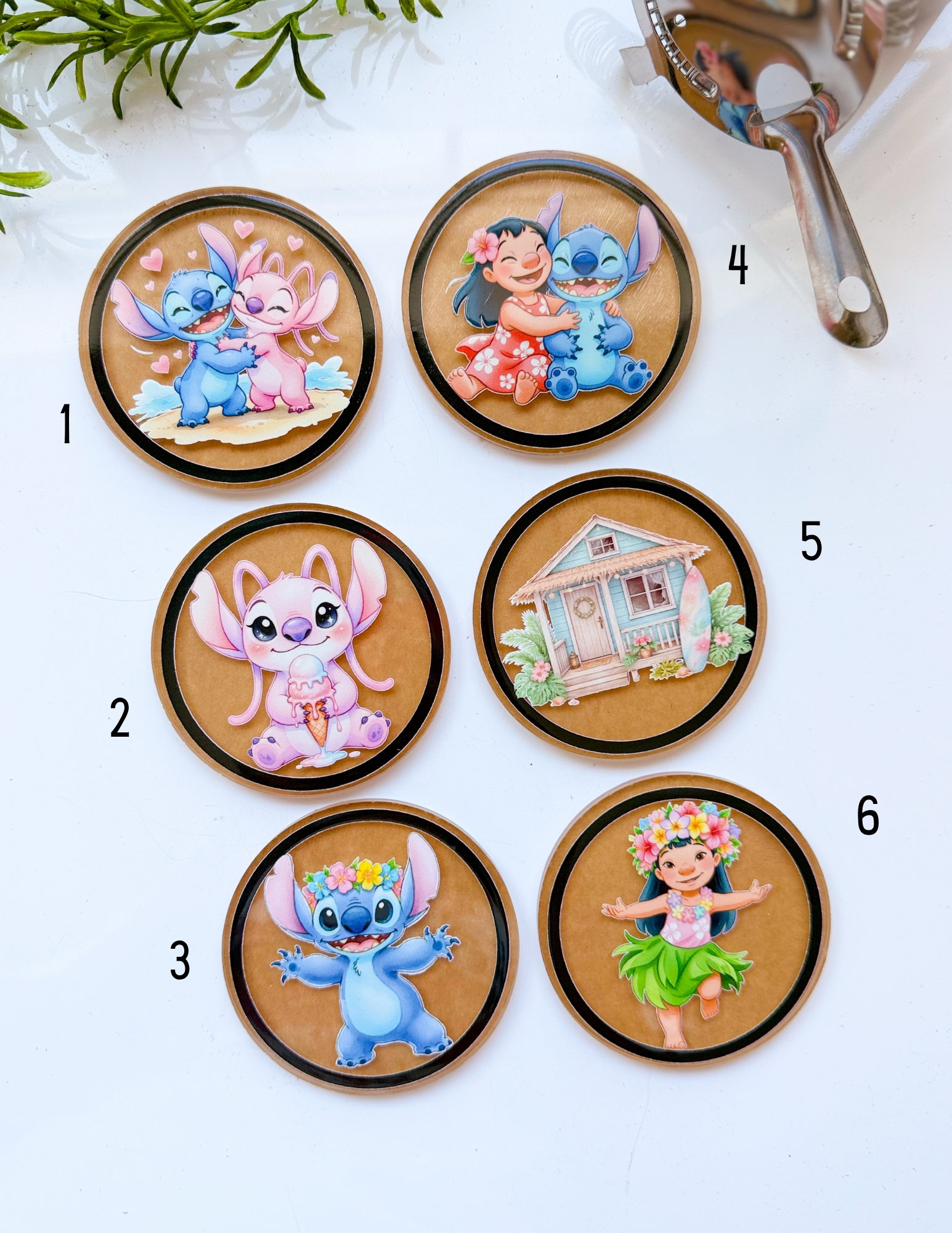 Stitch Acrylic Coasters