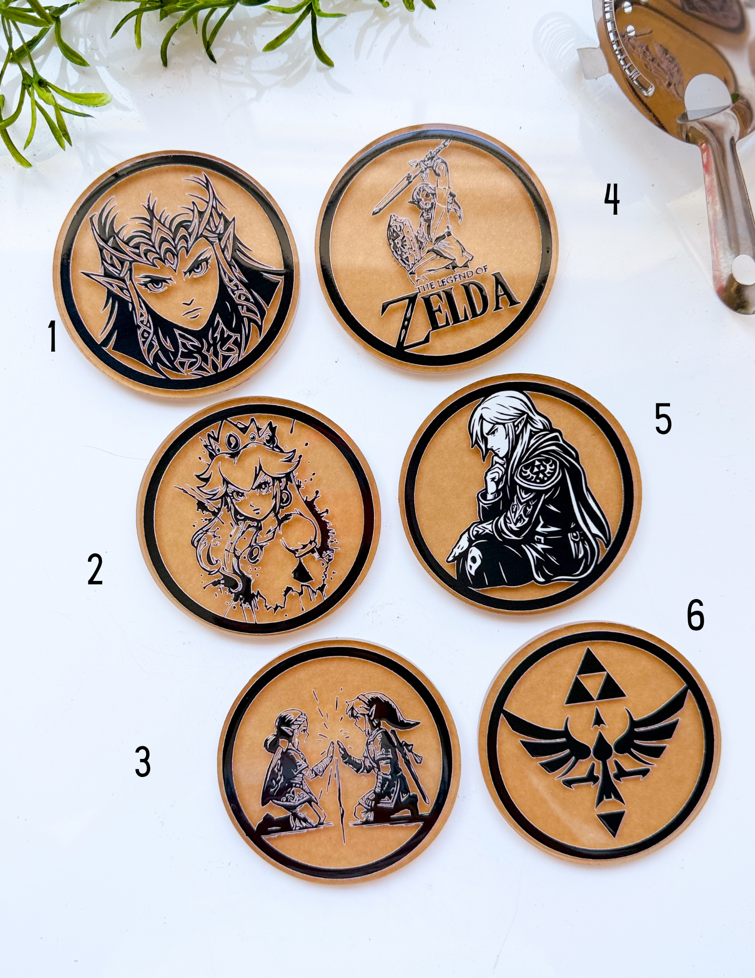 Zelda Acrylic Coasters
