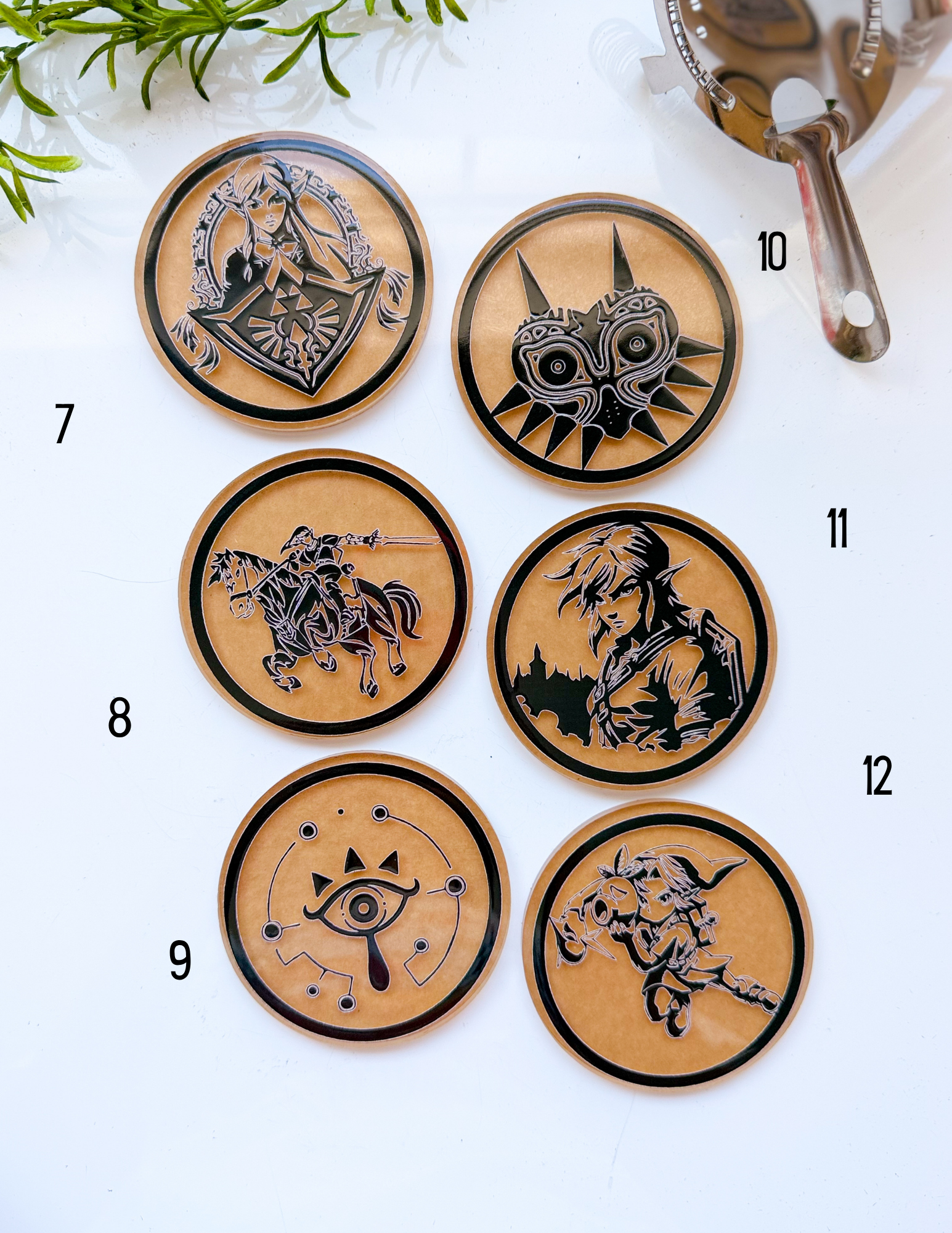 Zelda Acrylic Coasters - Image 4