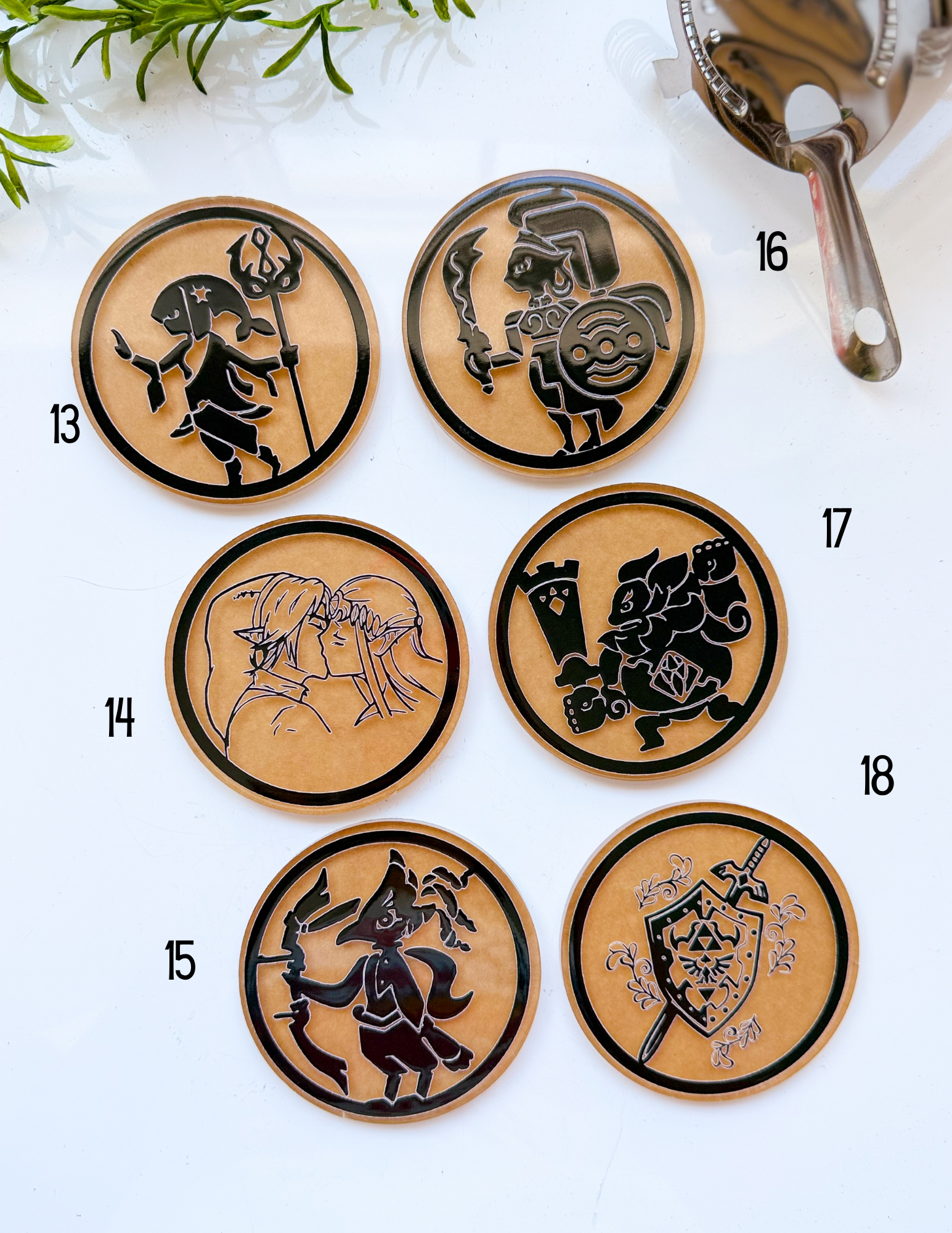 Zelda Acrylic Coasters - Image 3
